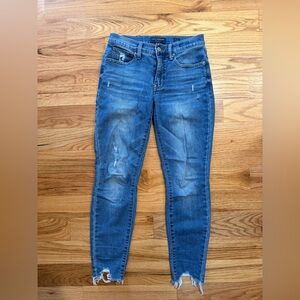 Lucky Brand Distressed Blue Skinny Jeans